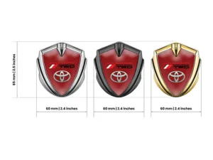 Toyota Emblem Car Badge Durable Stylish Metal